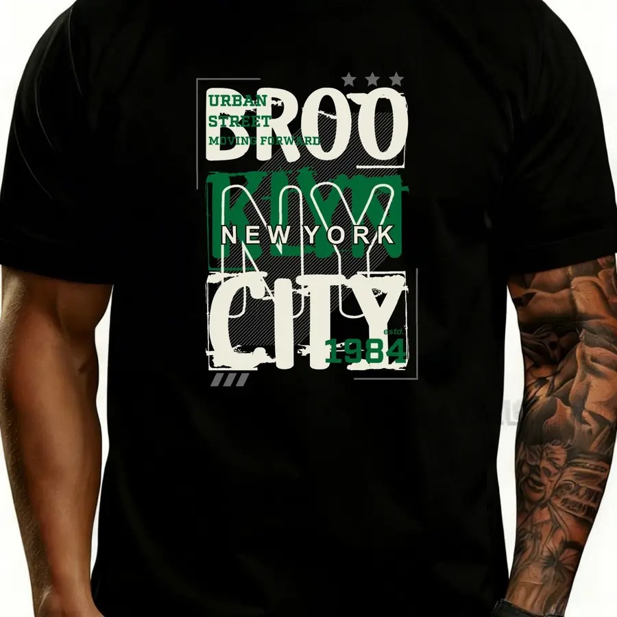 Street Style New York Fashion - Urban Street Style Men'S T-Shirt Brooklyn