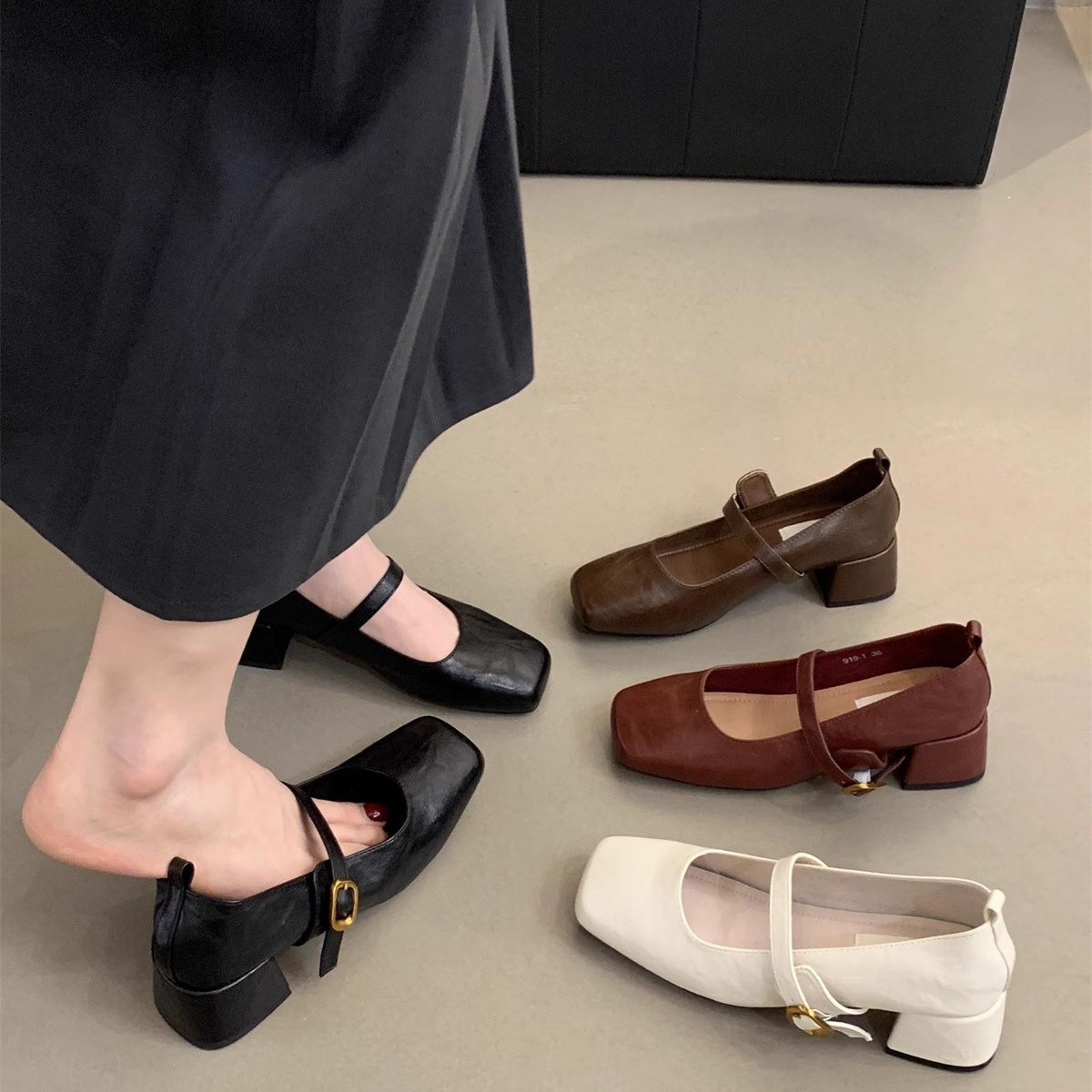 Street Fashion Vintage - 2025 Vintage Women Mary Jane Shoes