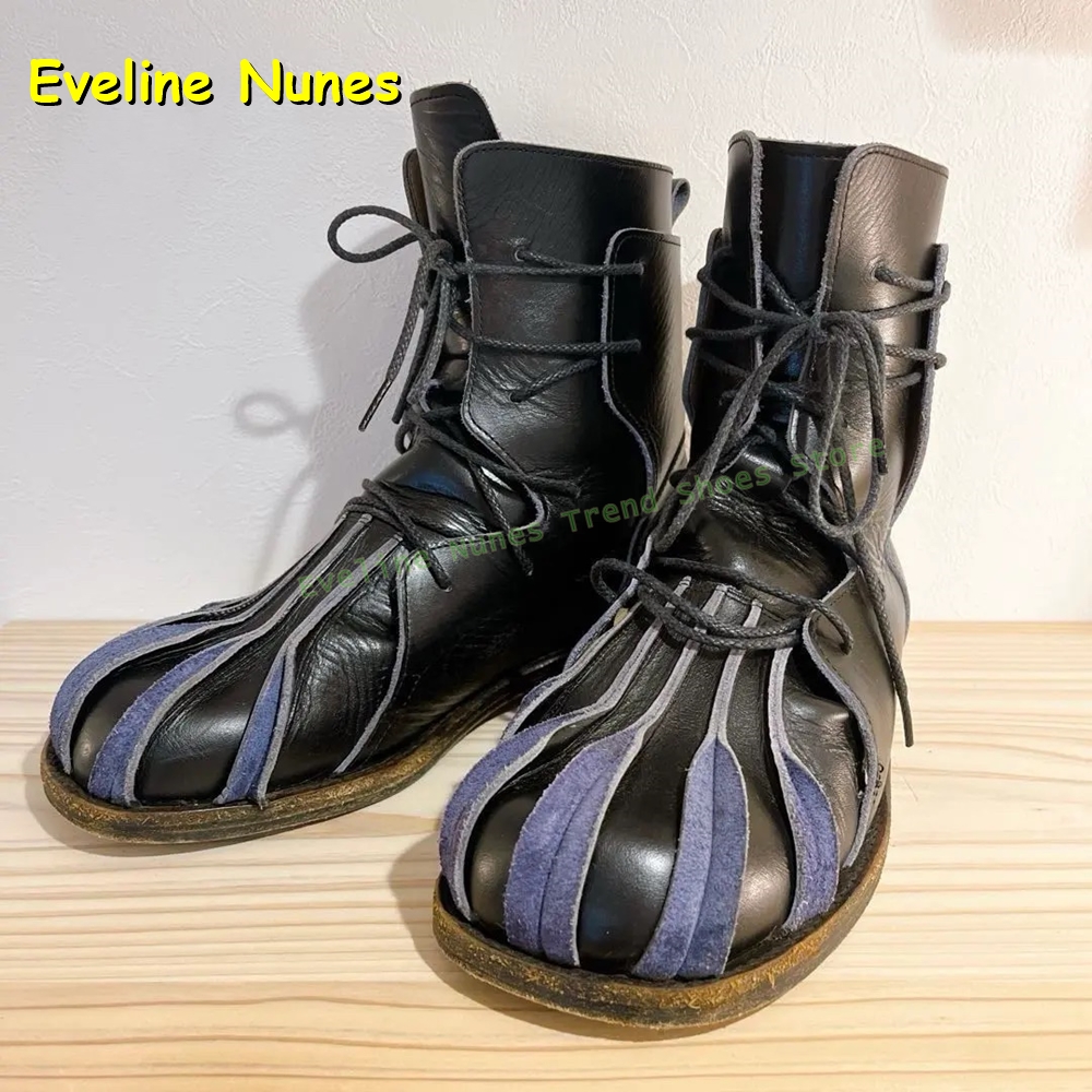 Street Fashion Vintage - Women Vintage Ankle Boots Black Leather