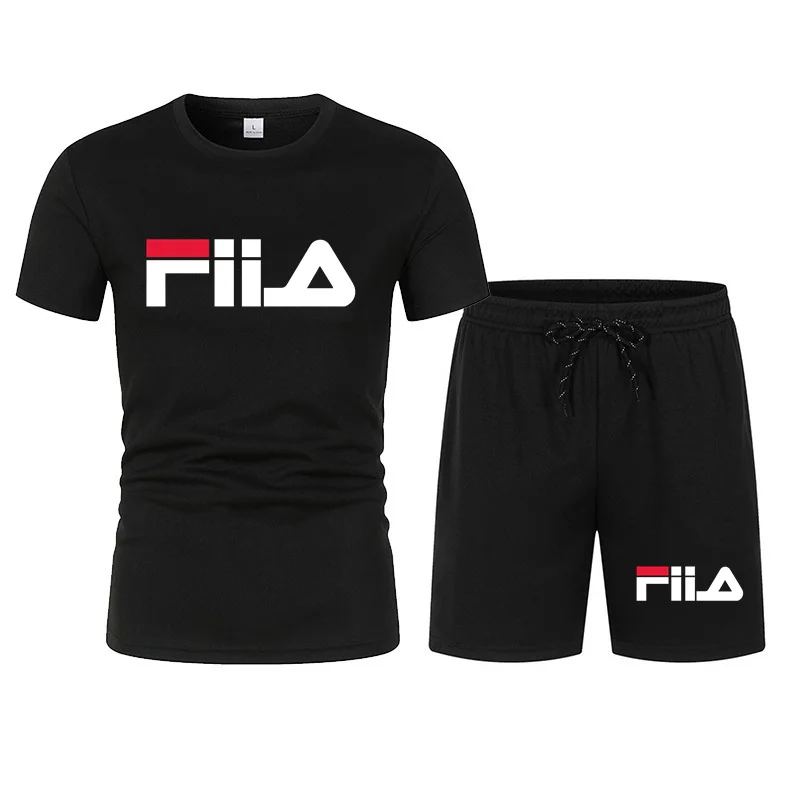 Street Fashion Tshirt - 2026 New Fashion FILA Inspired Set