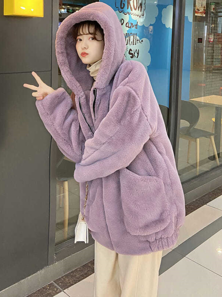 Autumn Winter Oversized Sweet  - Street Fashion Hong Kong incelemesi ve fiyatı