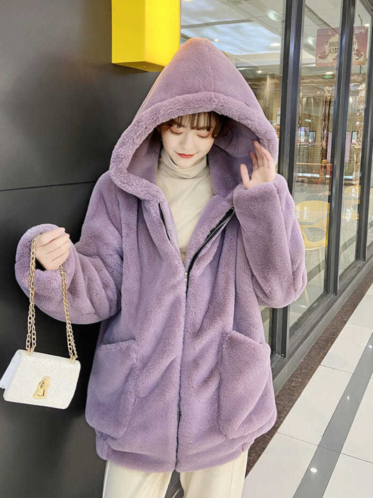 Autumn Winter Oversized Sweet  - Street Fashion Hong Kong incelemesi ve fiyatı