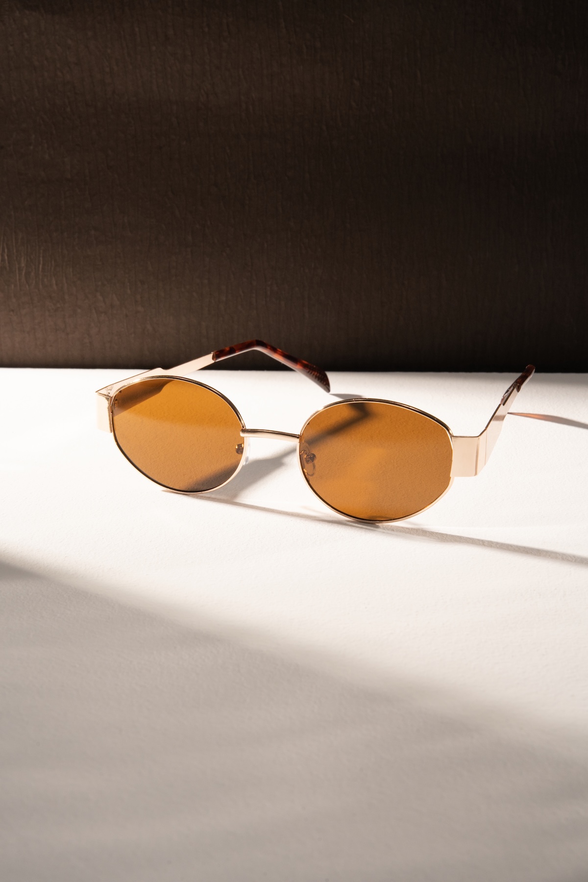 1Pair Unisex Retro Oval Metal  - Street Fashion Vintage incelemesi ve fiyatı