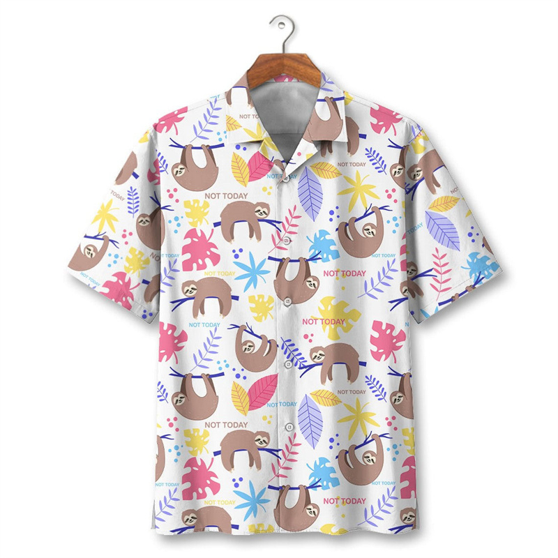 Australia Sloth Hawaiian Shirt - Street Fashion Australia incelemesi ve fiyatı