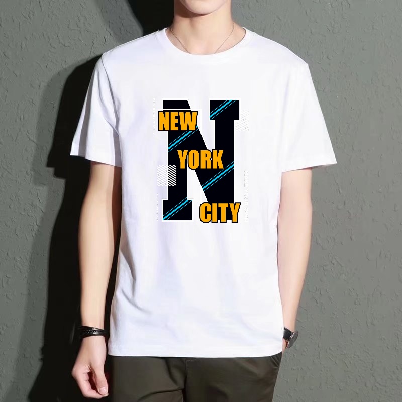 Men's Black Round-Neck Short-S - Street Style New York Fashion incelemesi ve fiyatı