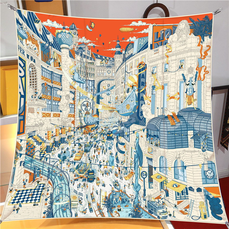 Silk Scarf Women City Street P - Street Fashion Hijab incelemesi ve fiyatı