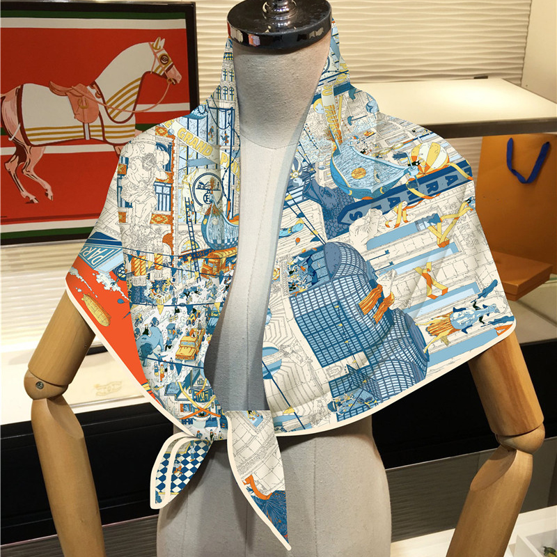 Silk Scarf Women City Street P - Street Fashion Hijab incelemesi ve fiyatı
