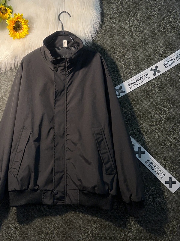 Men's Short Stand Collar Jacke - Street Fashion Hong Kong incelemesi ve fiyatı