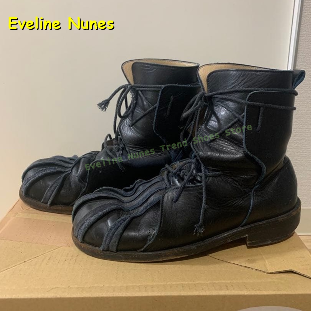 Women Vintage Ankle Boots Blac - Street Fashion Vintage incelemesi ve fiyatı