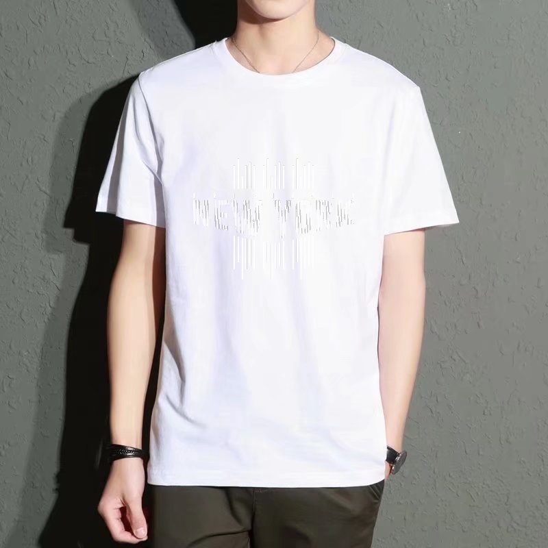 Men's Black Round-Neck Short-S - Street Style New York Fashion incelemesi ve fiyatı