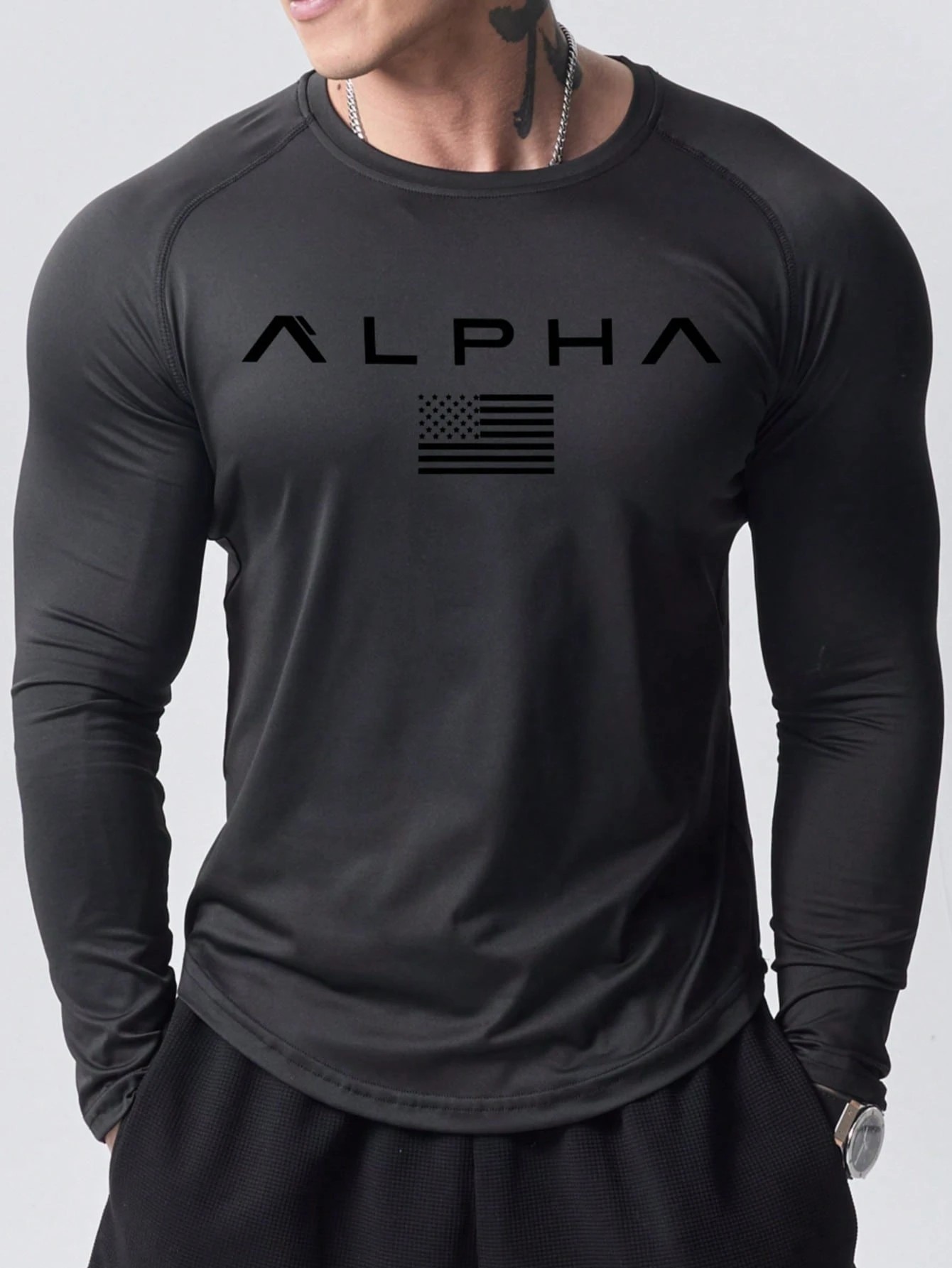 New men's long-sleeved T-shirt - Street Fashion Tshirt incelemesi ve fiyatı