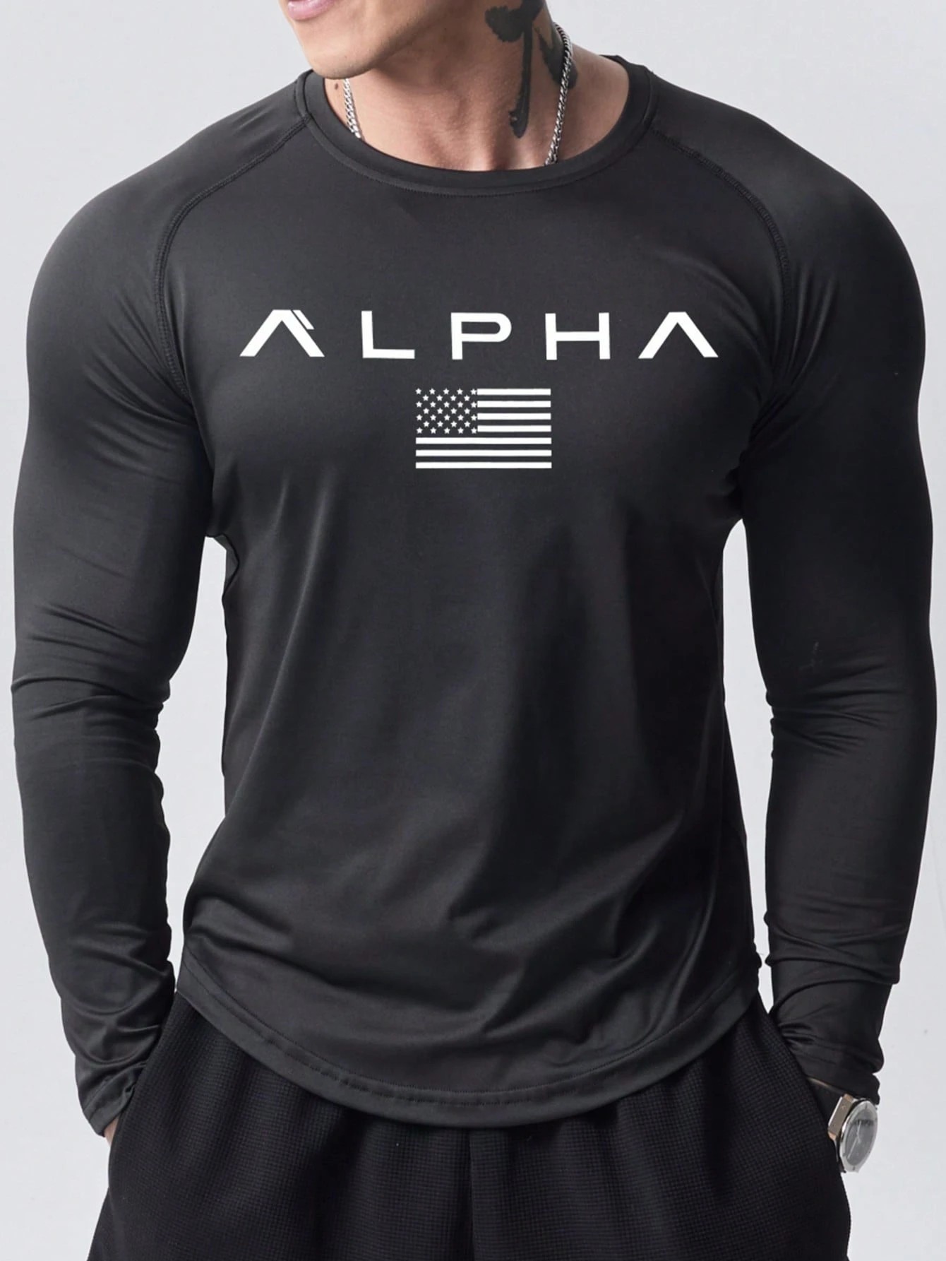 New men's long-sleeved T-shirt - Street Fashion Tshirt incelemesi ve fiyatı