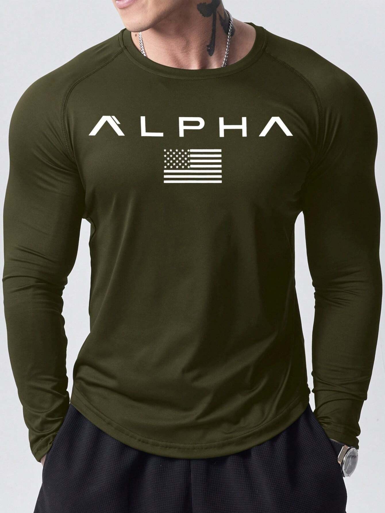 New men's long-sleeved T-shirt - Street Fashion Tshirt incelemesi ve fiyatı