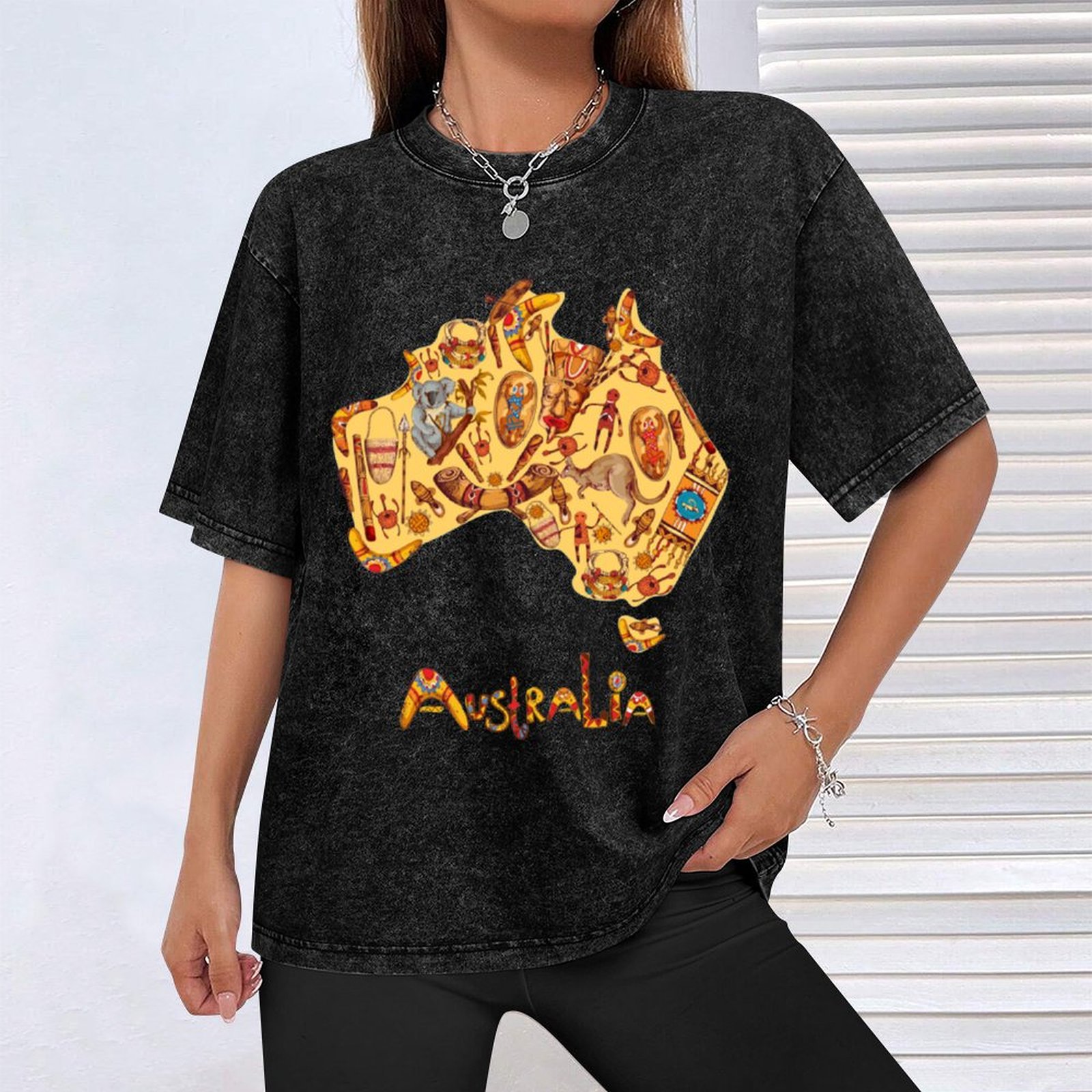 Aboriginal Flag Aboriginal Map - Street Fashion Australia incelemesi ve fiyatı