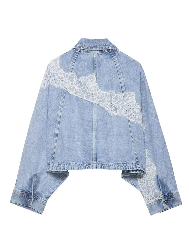 HH Elegant Women Blue Denim Ja - Street Fashion Vintage incelemesi ve fiyatı