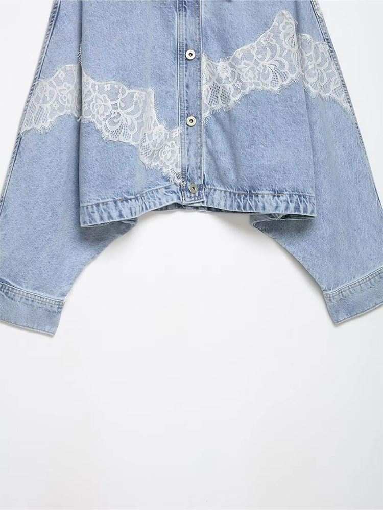 HH Elegant Women Blue Denim Ja - Street Fashion Vintage incelemesi ve fiyatı