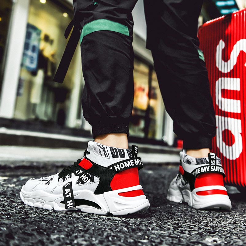 Large Size High Top Chunky Man - Japanese Street Fashion Female incelemesi ve fiyatı