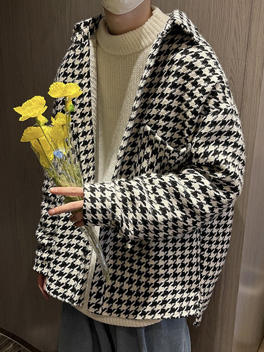 High-End Plaid Jacket Street S - Street Fashion Hong Kong incelemesi ve fiyatı