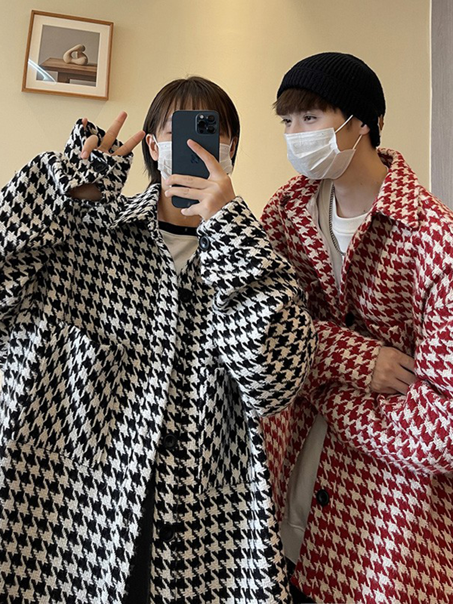 High-End Plaid Jacket Street S - Street Fashion Hong Kong incelemesi ve fiyatı