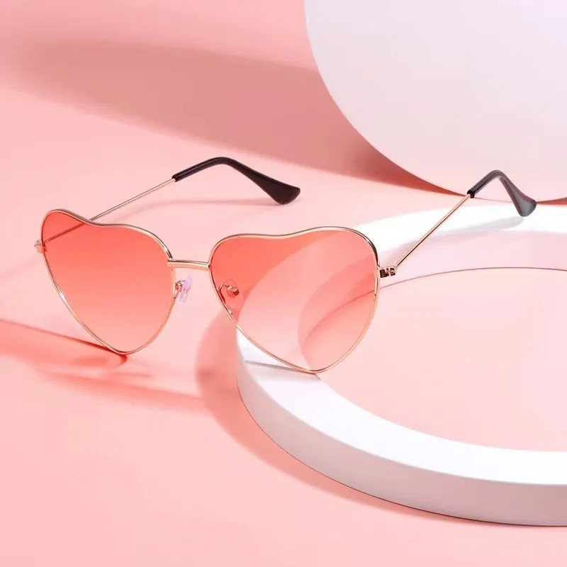 Fashion Heart Shaped Metal Sun - Street Fashion Vintage incelemesi ve fiyatı
