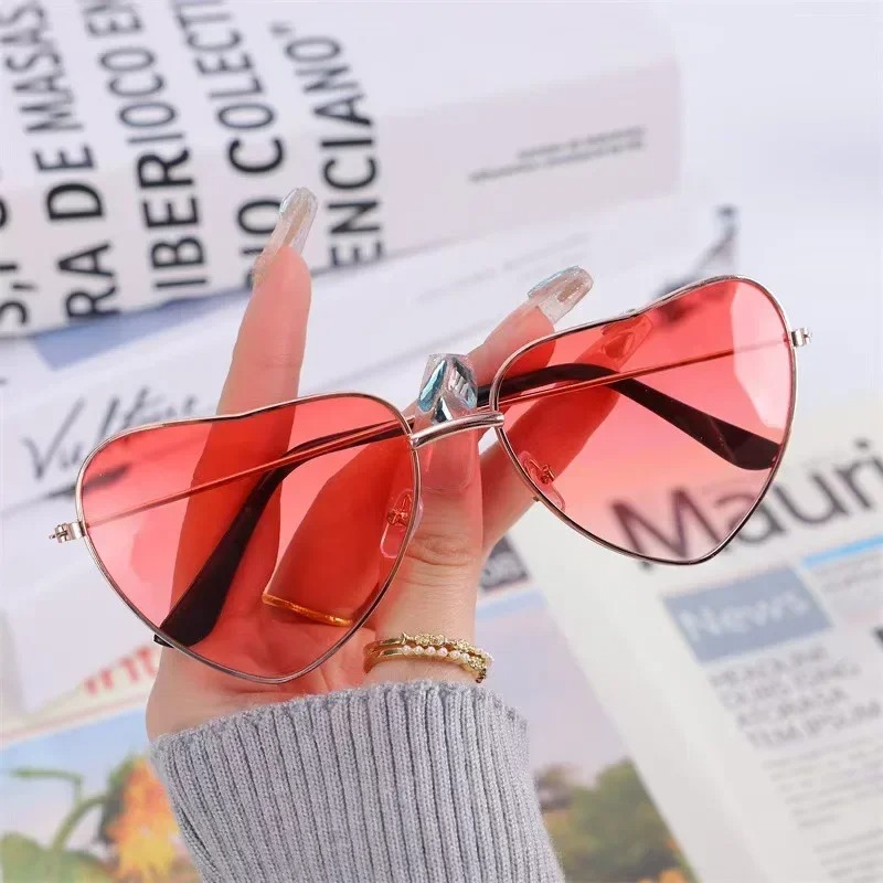 Fashion Heart Shaped Metal Sun - Street Fashion Vintage incelemesi ve fiyatı