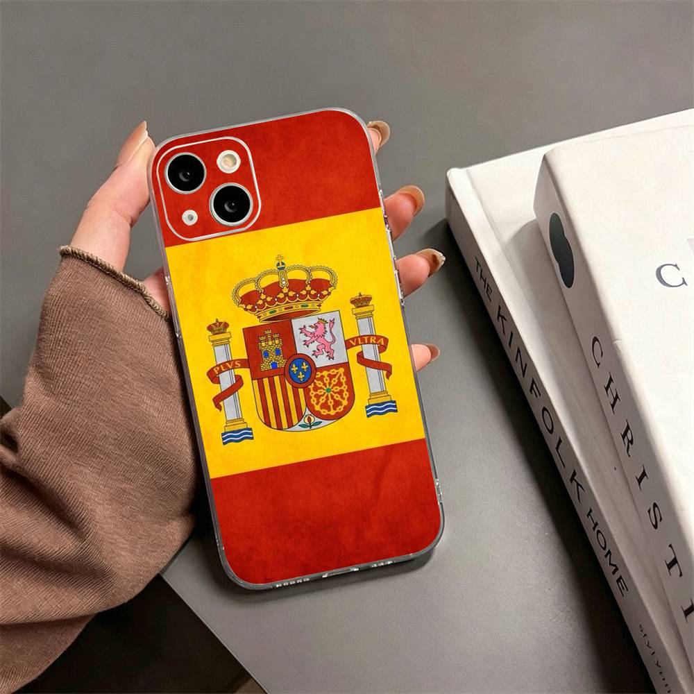 S-Spain Spanish Flag Art  Phon - Street Fashion Official incelemesi ve fiyatı