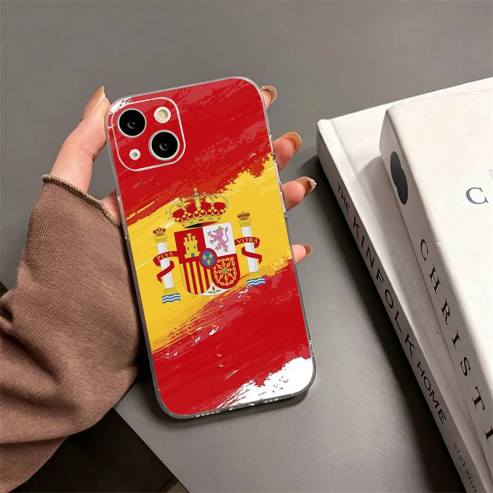 S-Spain Spanish Flag Art  Phon - Street Fashion Official incelemesi ve fiyatı