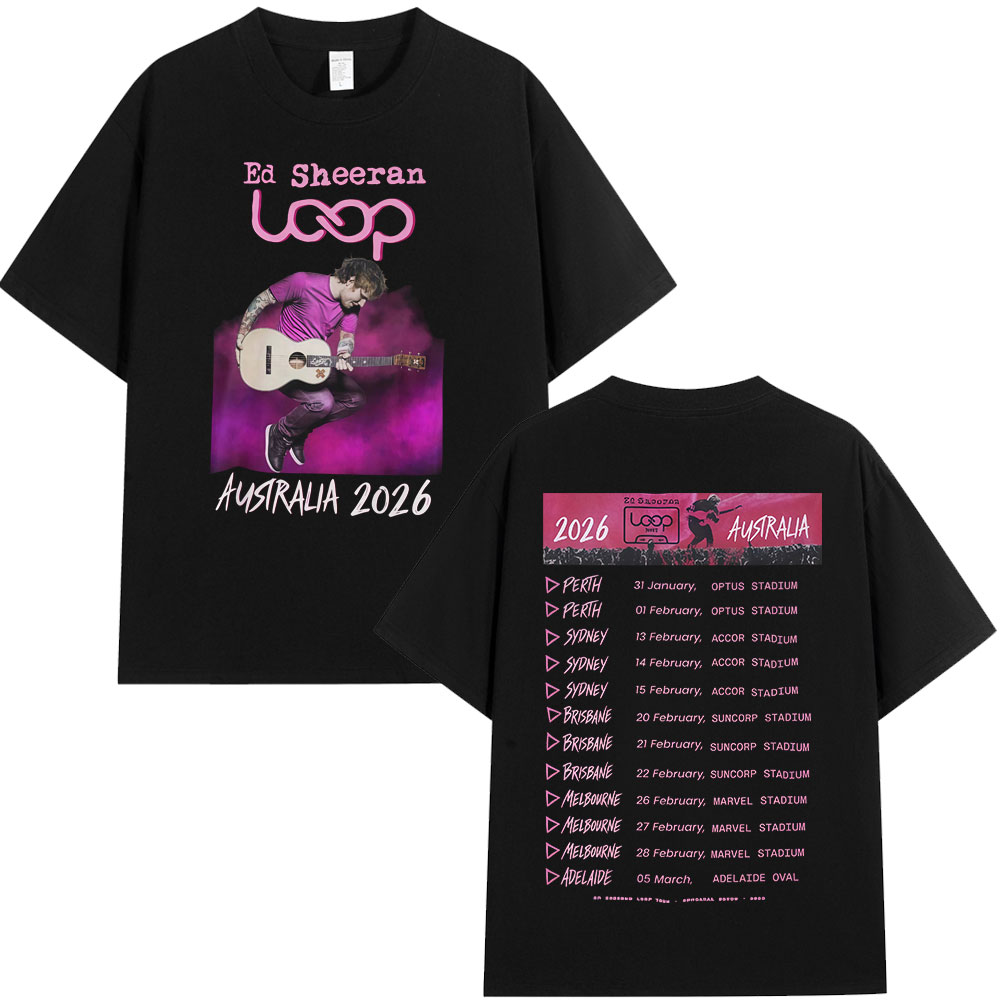 Ed Sheeran Loop Tour Australia - Street Fashion Australia incelemesi ve fiyatı