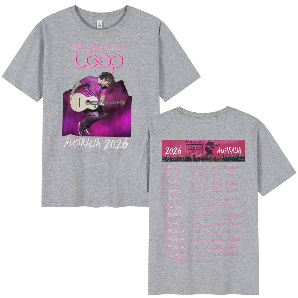 Ed Sheeran Loop Tour Australia - Street Fashion Australia incelemesi ve fiyatı