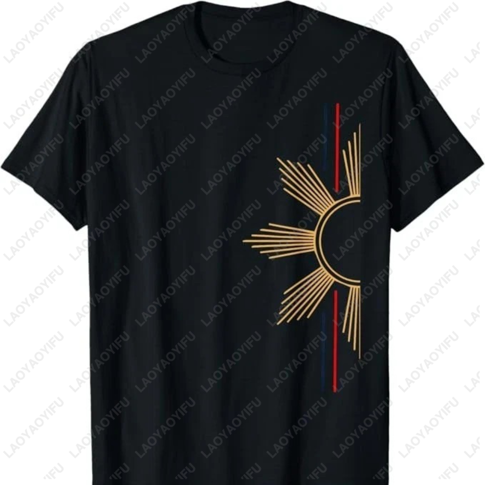 Minimalist Filipino Sun T-Shir - Street Fashion Philippines incelemesi ve fiyatı
