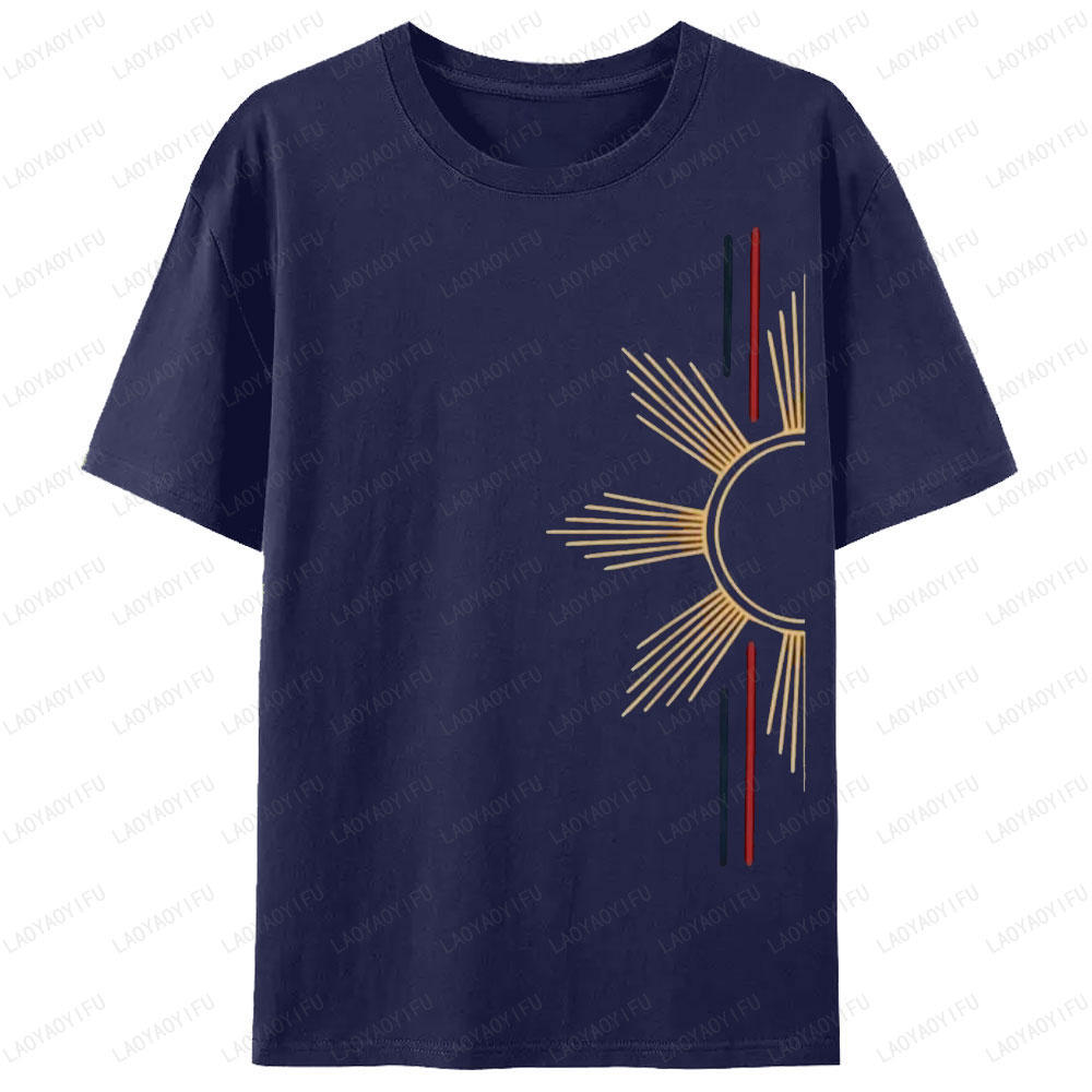 Minimalist Filipino Sun T-Shir - Street Fashion Philippines incelemesi ve fiyatı
