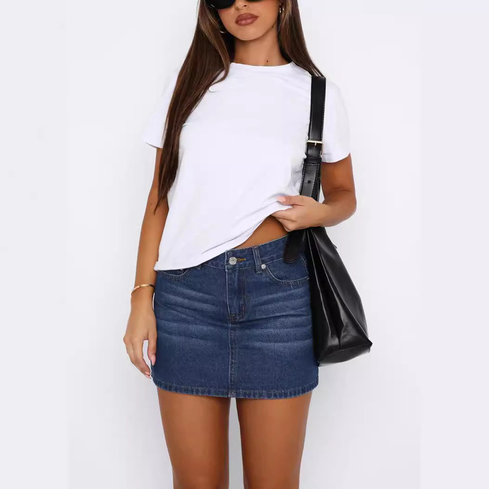 Womens Denim Short Skirts Jean - Street Fashion Vintage incelemesi ve fiyatı