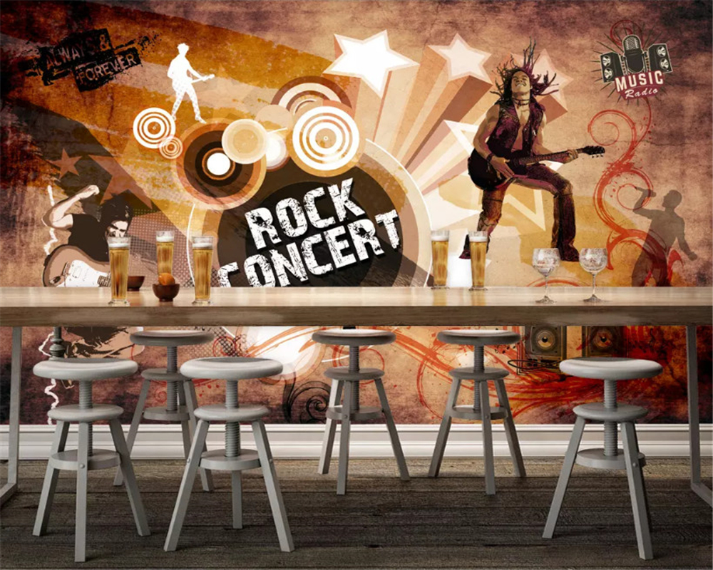 beibehang Custom fashion decor - Street Fashion Wallpaper incelemesi ve fiyatı
