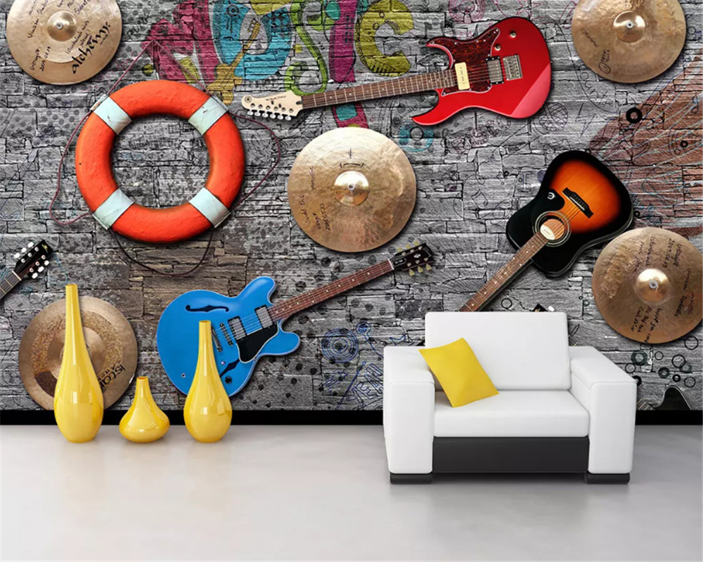 beibehang Custom fashion decor - Street Fashion Wallpaper incelemesi ve fiyatı
