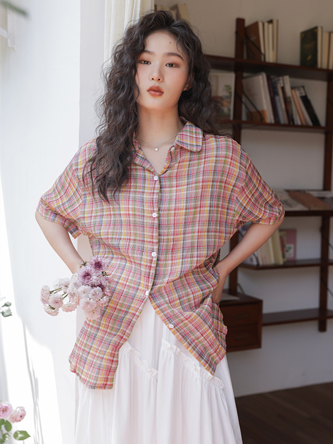 Summer New Women Turn-down Col - Street Fashion Vintage incelemesi ve fiyatı