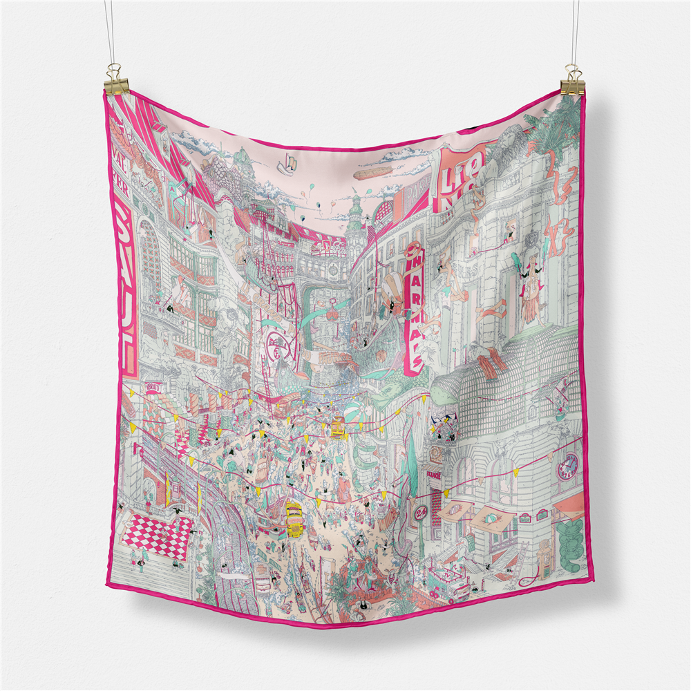 Twill Silk Scarf Woman Commerc - Street Fashion Hijab incelemesi ve fiyatı