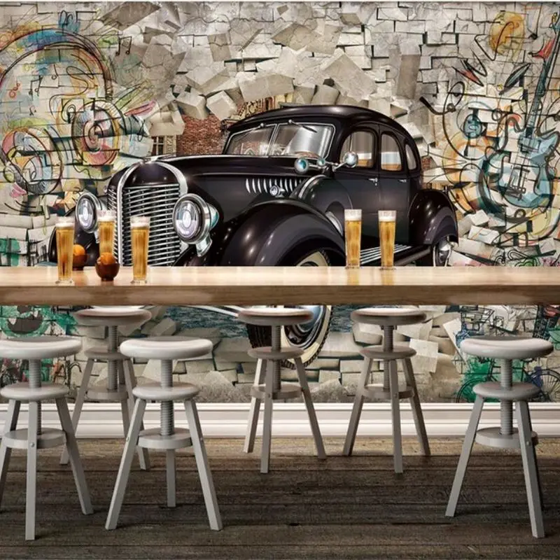custom mural 3d wallpaper fash - Street Fashion Wallpaper incelemesi ve fiyatı
