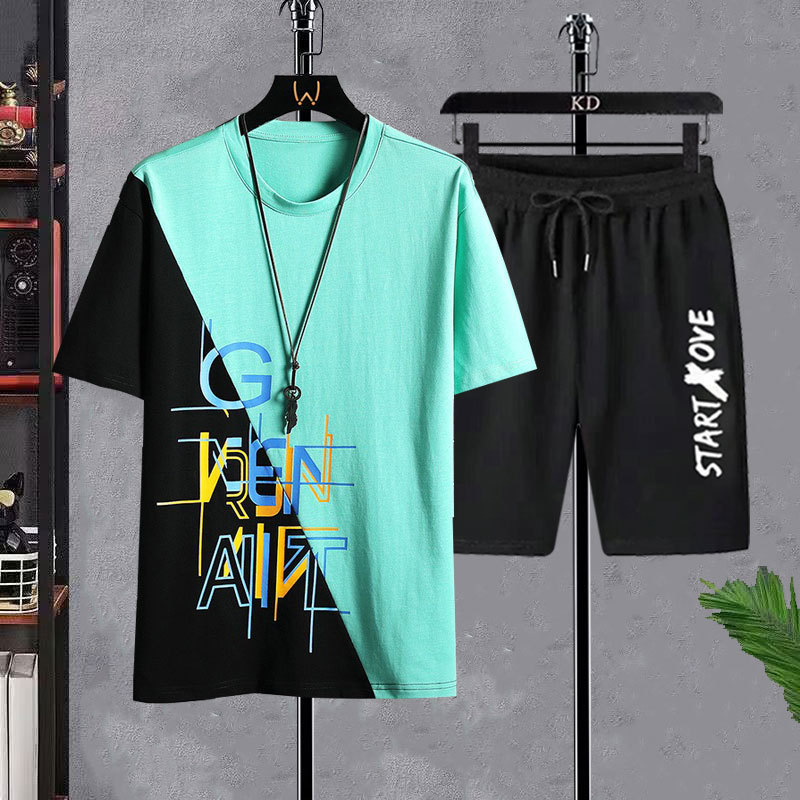 Men's T-shirt Sets Fashion Cas - Street Fashion Tshirt incelemesi ve fiyatı