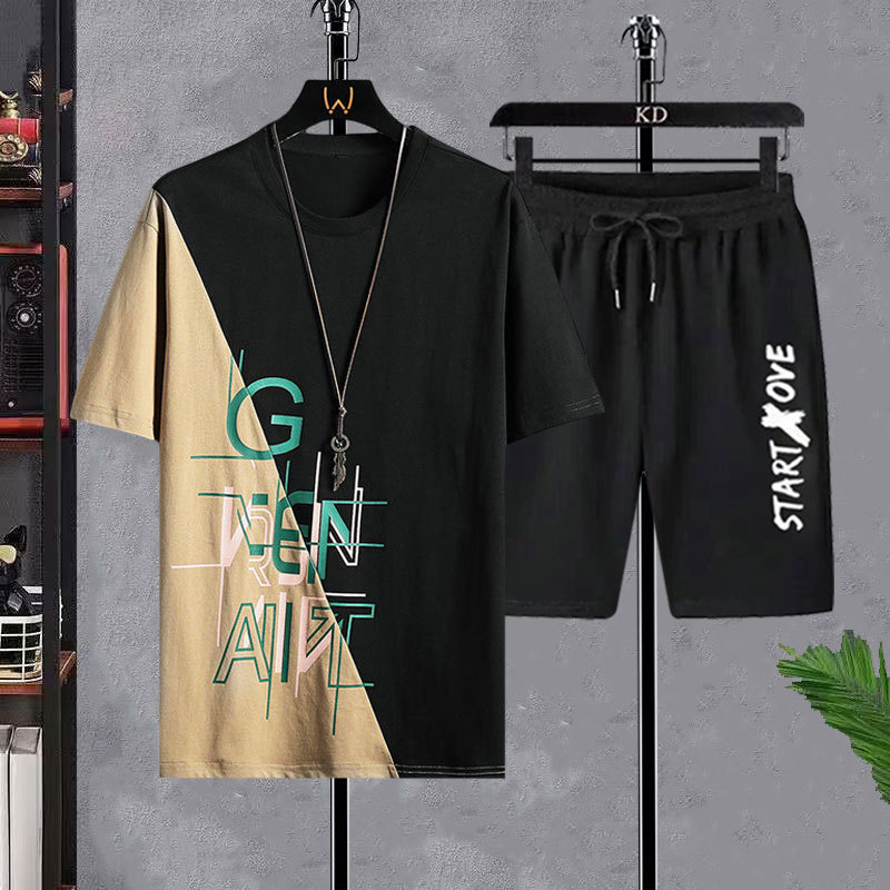 Men's T-shirt Sets Fashion Cas - Street Fashion Tshirt incelemesi ve fiyatı