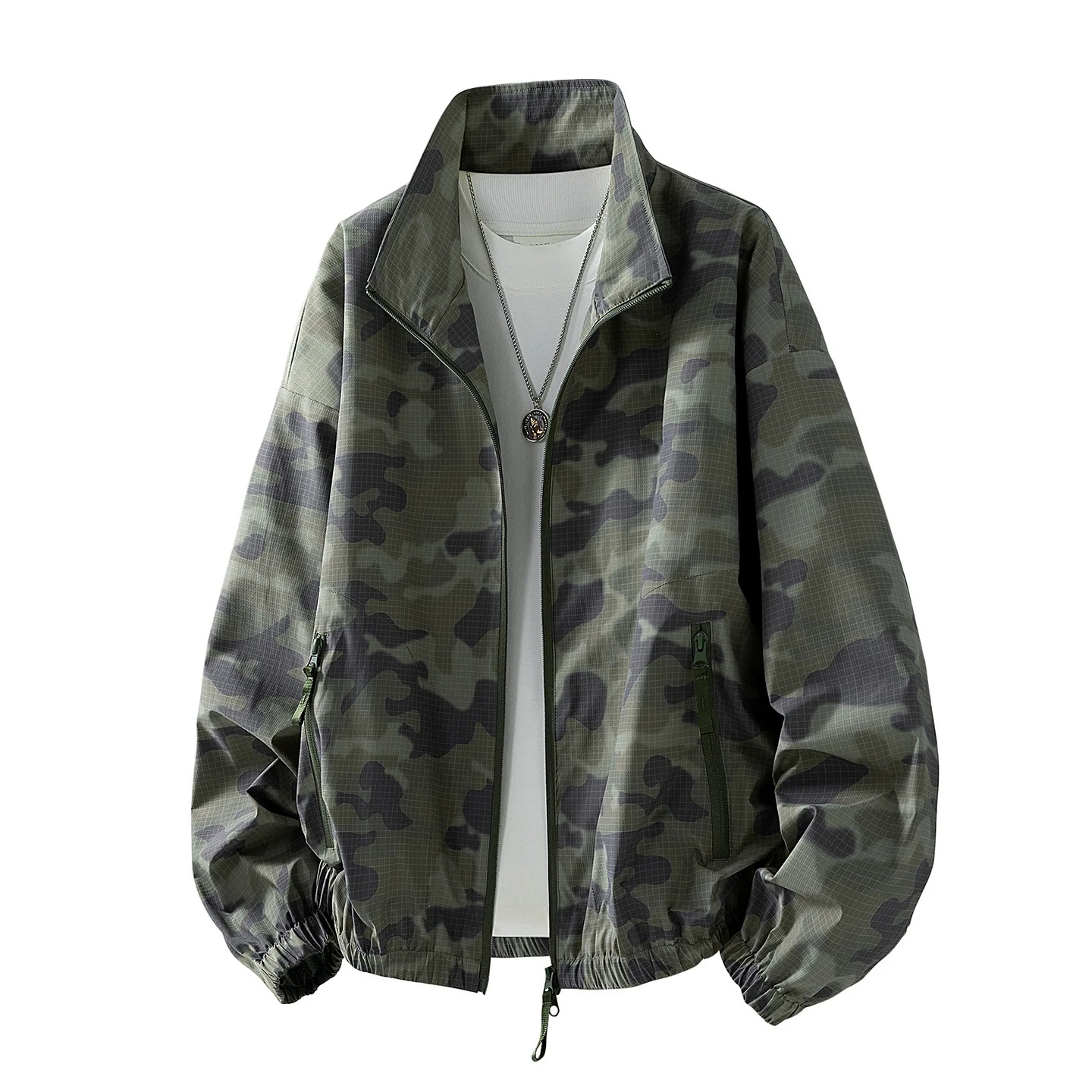 Casual Camouflage Solid Color  - Street Fashion Hong Kong incelemesi ve fiyatı