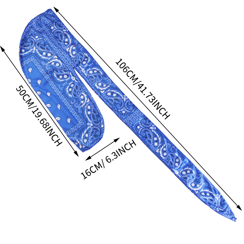 Amoeba Print Silky Durag Banda - Street Fashion Hijab incelemesi ve fiyatı