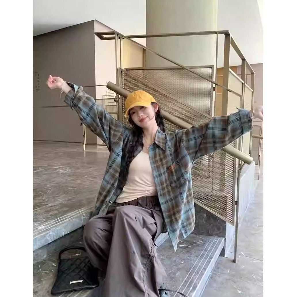 American Style Vintage Plaid S - Street Fashion High End incelemesi ve fiyatı