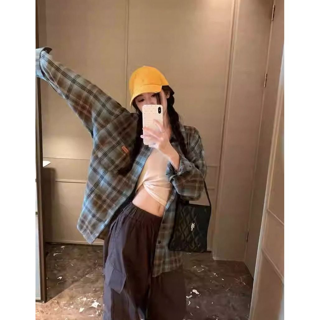 American Style Vintage Plaid S - Street Fashion High End incelemesi ve fiyatı