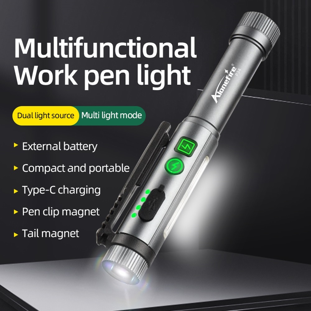 2-in-1 COB Pen Work Light LED  - Street Fashion Blog incelemesi ve fiyatı