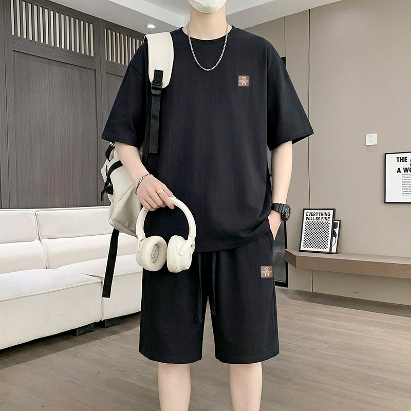 【T-Shirt + 5-Point Shorts】Men' - Street Fashion Tshirt incelemesi ve fiyatı