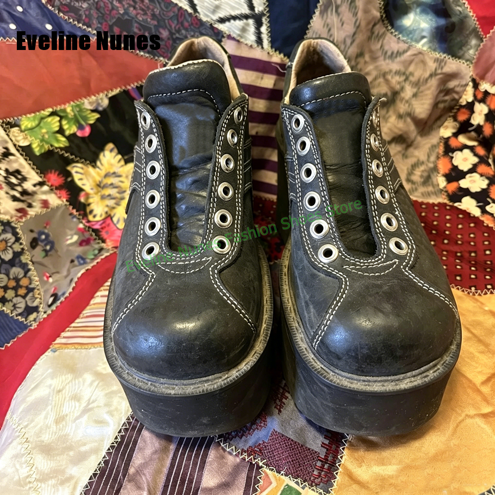 Y2K Platform Wedge Fashion Pum - Street Fashion Vintage incelemesi ve fiyatı