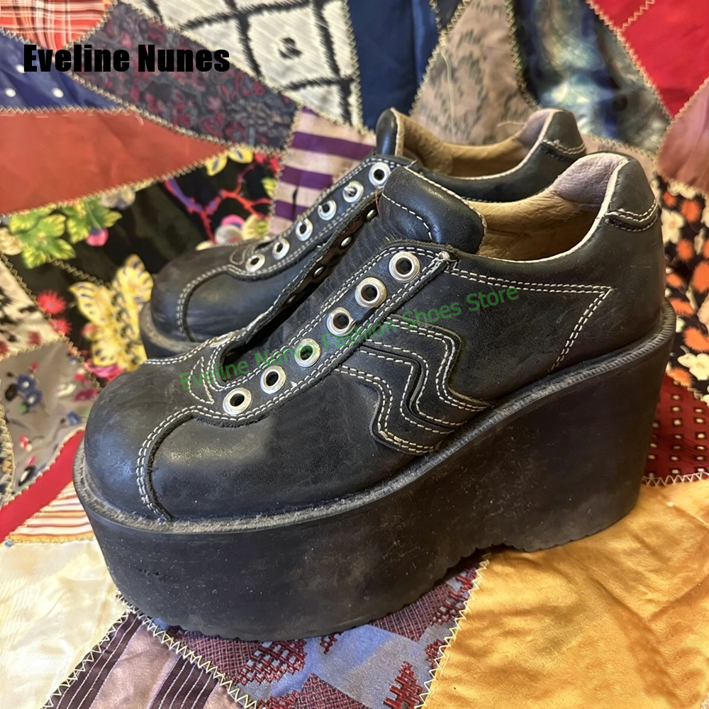 Y2K Platform Wedge Fashion Pum - Street Fashion Vintage incelemesi ve fiyatı