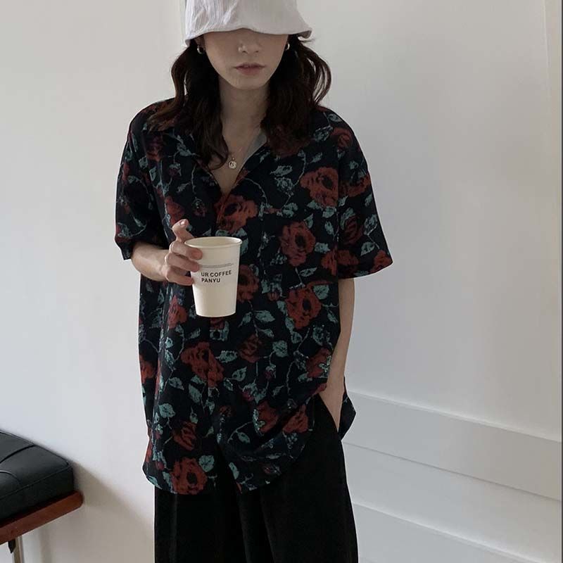 Shirts Women Retro Fashion Sum - Street Fashion Hong Kong incelemesi ve fiyatı