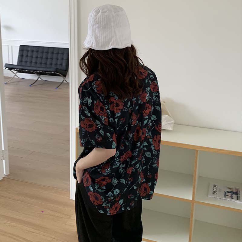 Shirts Women Retro Fashion Sum - Street Fashion Hong Kong incelemesi ve fiyatı
