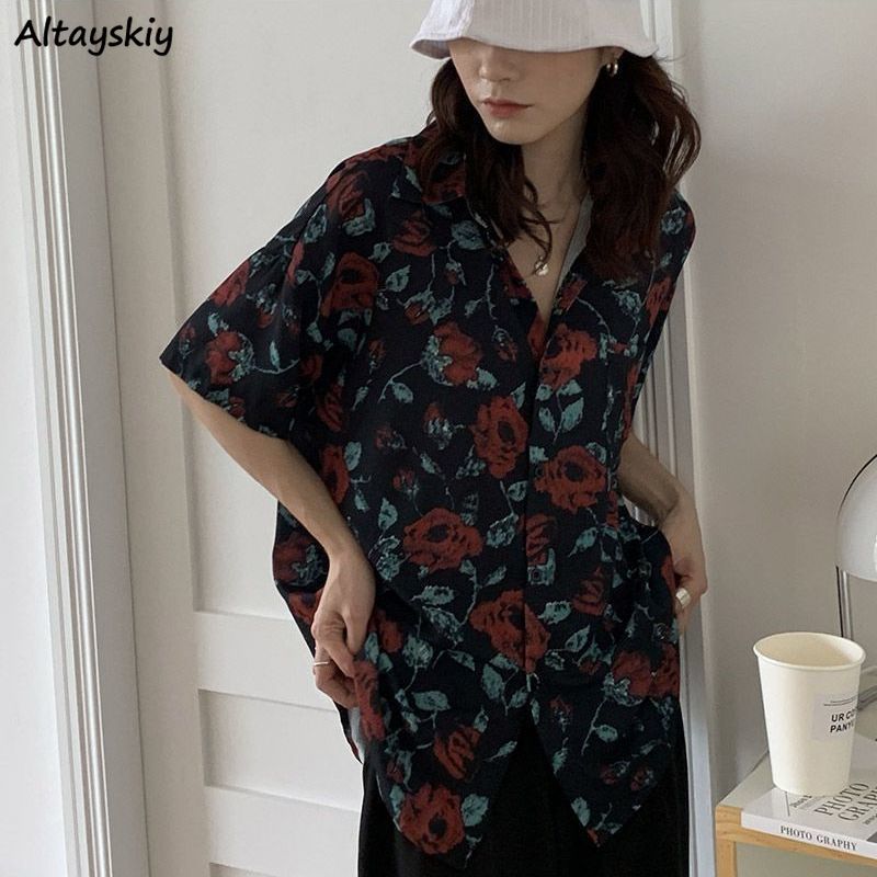 Shirts Women Retro Fashion Sum - Street Fashion Hong Kong incelemesi ve fiyatı